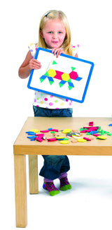 Magnetic Plastic Framed Whiteboards, Set of 6