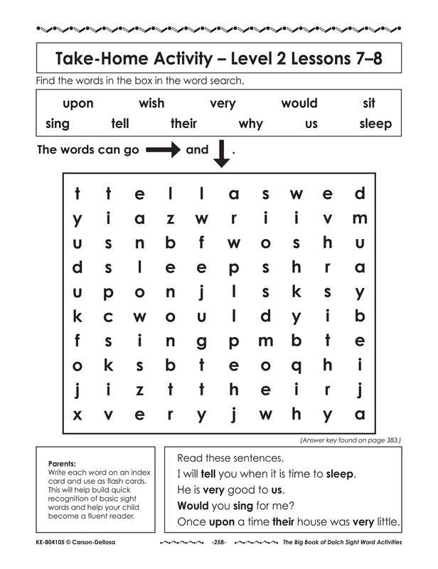 The Big Book of Dolch Sight Word Activities