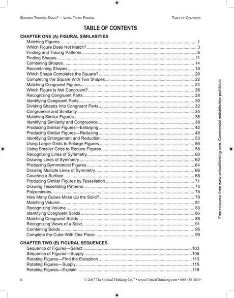 Building Thinking Skills Level 3 Figural