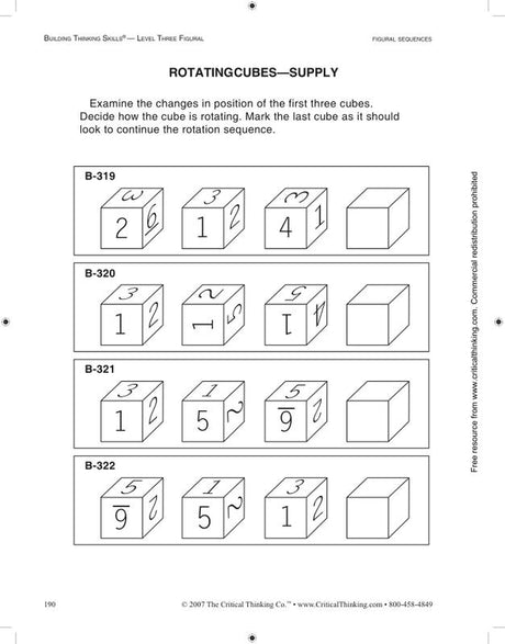Building Thinking Skills Level 3 Figural