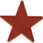 Red Foil Stars Stickers, 1/2 In. 250Pk