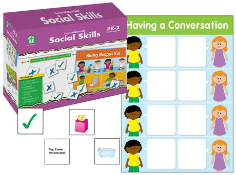 Social Skills File Folder Game