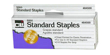Chisel Pointed Standard Staples, 5,000 Per Box