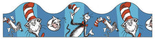 Eureka Cat in the Hat™ Blue Bulletin Board Border, Scalloped