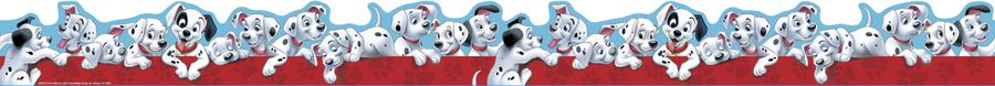 101 Dalmatians Puppies Extra Wide DieCut Deco Trim