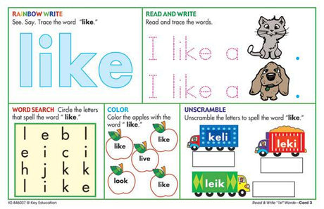 Write On/Wipe Off Manipulative