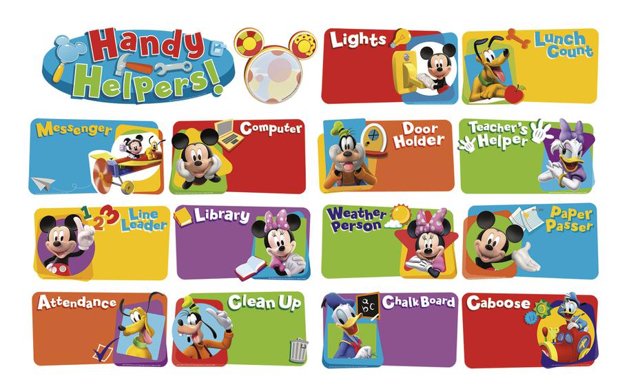 Mickey Mouse Clubhouse® Handy Helpers Job Chart Mini Bulletin Board Set