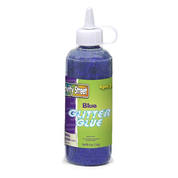 Glitter Glue - 4 Oz Blue