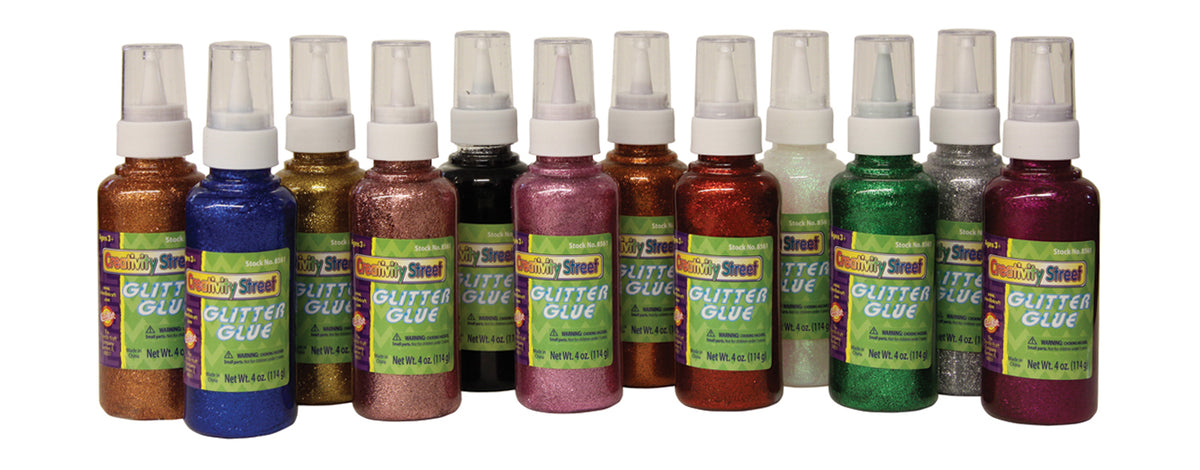 Glitter Glue - 12 Pack - 4 Oz