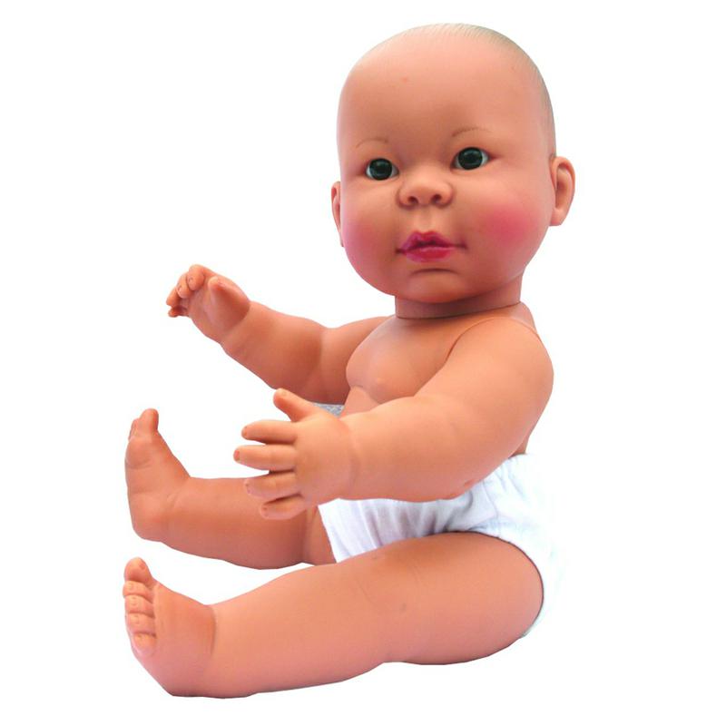 Large Vinyl Gender Neutral Asian Baby Doll