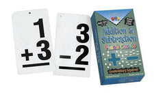 Vertical Flash Cards, Addition & Subtraction Set