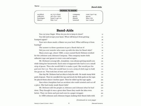 Remedia Publications Reading For Speed & Content Activity Books, 3 Book Set