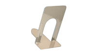 Tan Bookends 9" Steel, Non-Skid