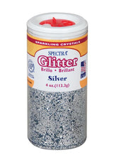 Spectra® Glitter, 4 Oz. Silver