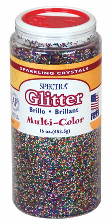  Spectra Arts & Crafts Glitter Assortment, 6 Assorted