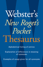 Websters New Rogets Thesaurus Pocket Edition