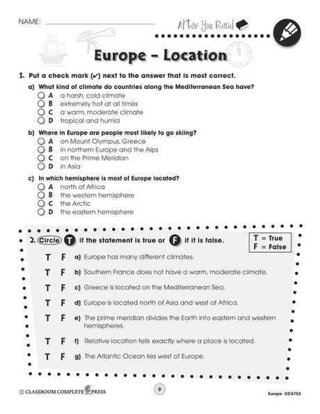 World Continents Series Europe