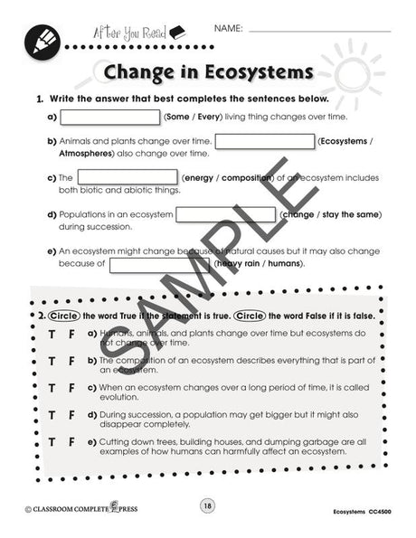 Ecology & The Environment Series Ecosystems