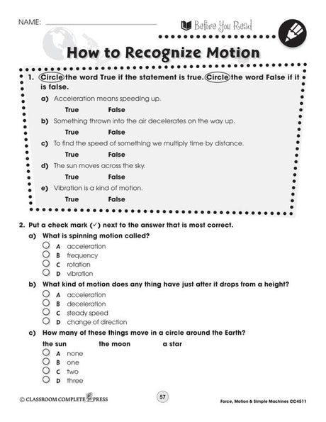 Force Motion & Simple Machines Big Book