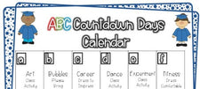 End of the Year ABC Countdown Calendar