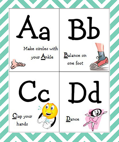 ABCs + Active Play = FUN!