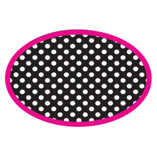 Black & White Dots Magnetic Whiteboard Eraser