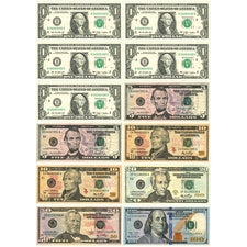 Math Die-Cut Magnets, U.S. Dollars 