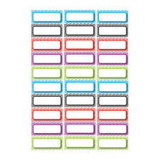 Small Magnetic Labels, Color Chevron