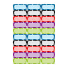 Small Magnetic Labels, Color Dots