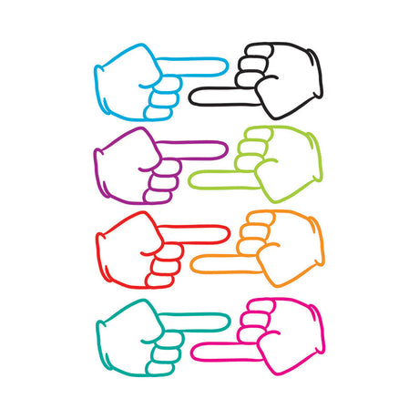 Die-Cut Magnetic Class Management, Pointing Fingers