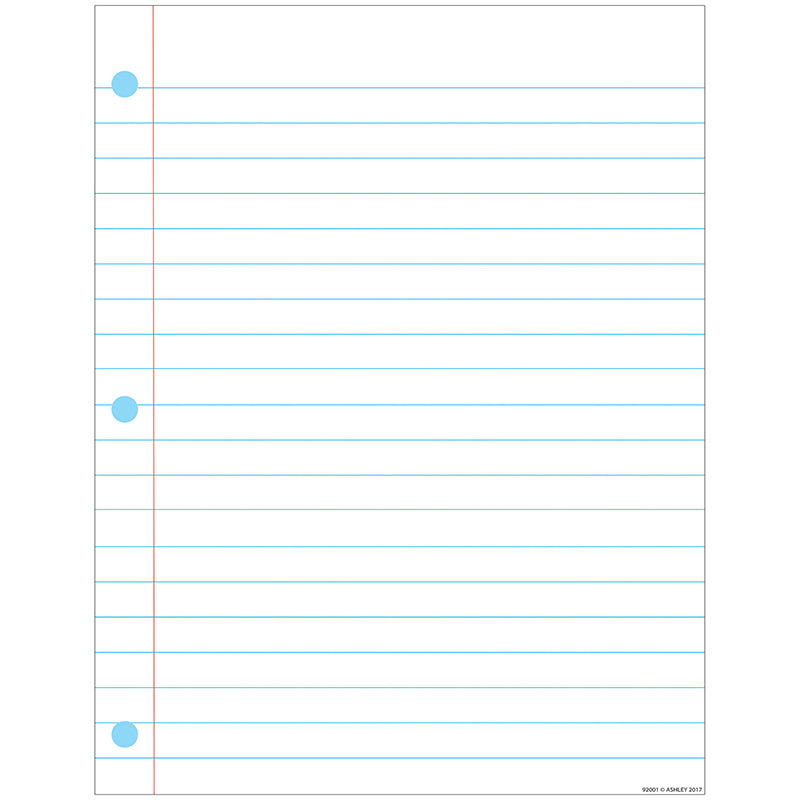 Notebook Paper Smart Poly™ Chart