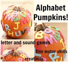 Fall Literacy Center - Alphabet Pumpkins