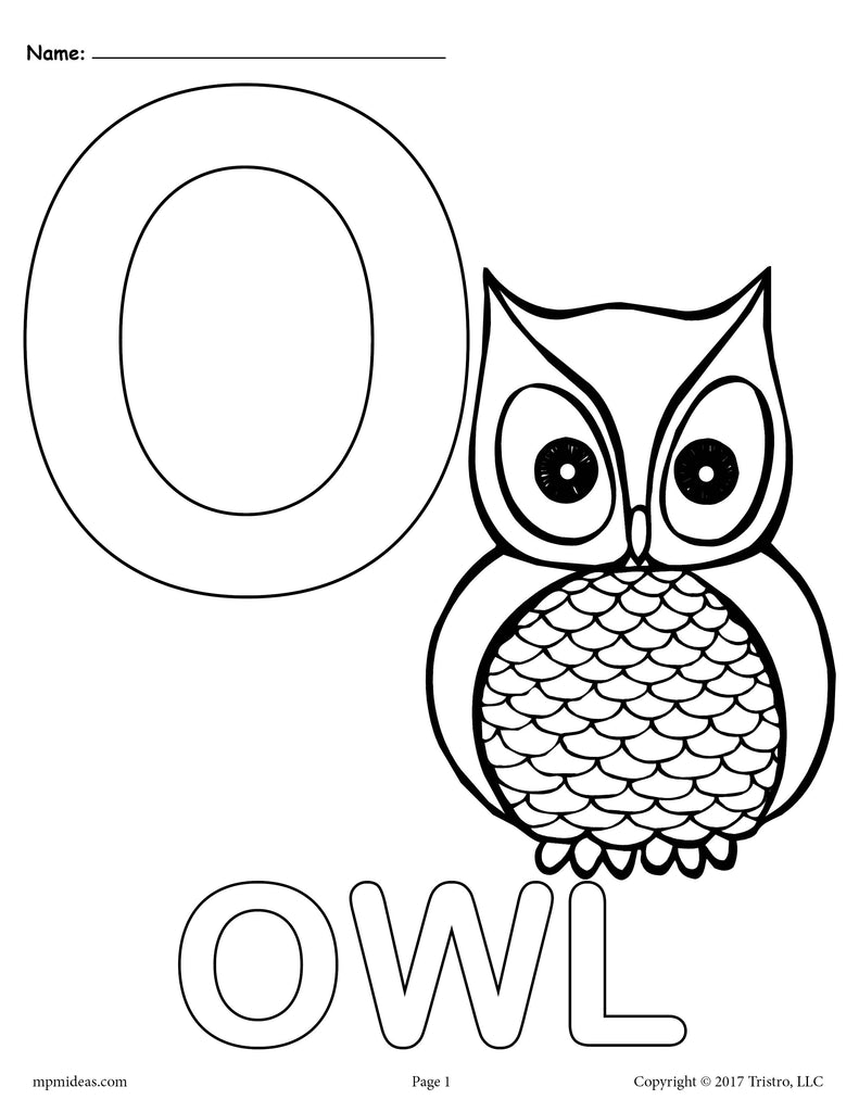 Letter O Alphabet Coloring Pages - 3 Printable Versions! – SupplyMe Letter o alphabet coloring pages - 3 printable versions! – supplyme