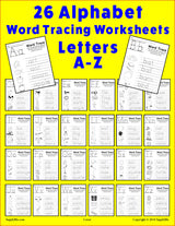 Alphabet Worksheets Bundle - 570+ Pages of Printable Alphabet Activities and Worksheets!