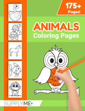 Animal Coloring Pages Bundle - 175+ Pages of Printable Animal Coloring Pages!
