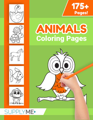 Animal Coloring Pages Bundle - 175+ Pages of Printable Animal Coloring Pages!