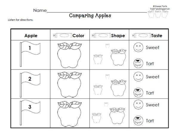 Apple Unit - Bushels of Awesome Printables! – SupplyMe