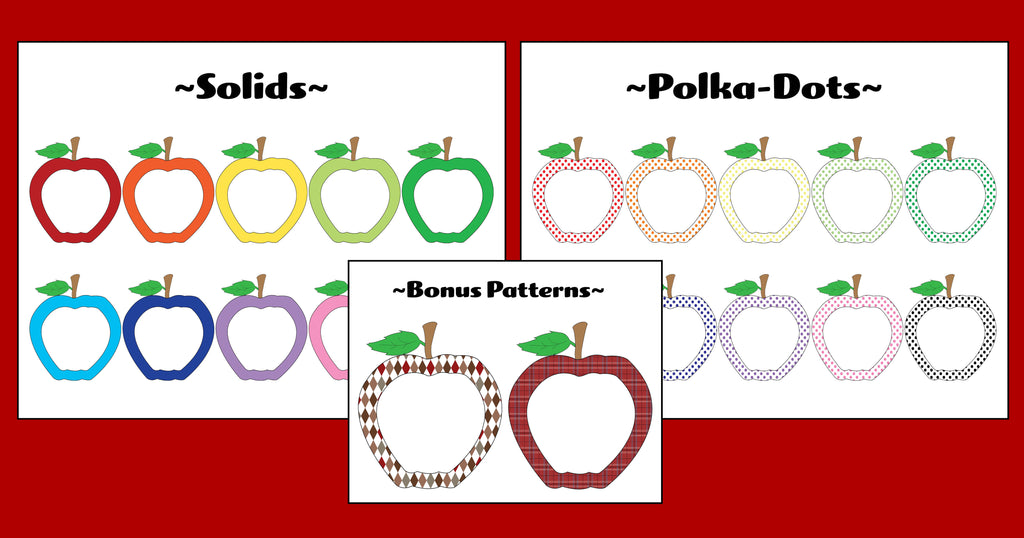 22 FREE Printable Apple Accents/Graphics!