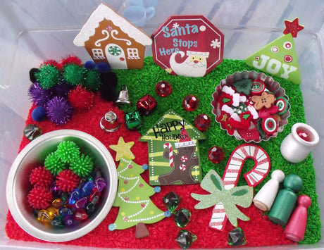 12 Gorgeous Christmas Sensory Bins!