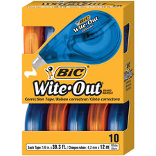 Bic Wite-Out EZ Correct Correction Tape 10Pk