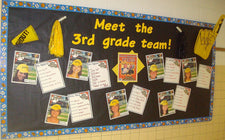 Meet the Team! - Baseball Themed 'Meet the Teachers' Bulletin Board Idea