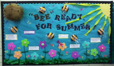 "Bee" Ready For Summer! - Colorful Summer Bulletin Board