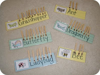 Fall Vocabulary Word Clips