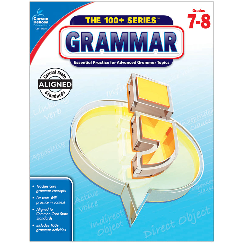 Grammar Workbook, Grades 7-8