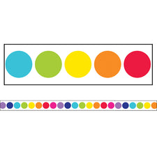 Twinkle Twinkle You're A STAR! Rainbow Big Dots Straight Bulletin Board Border