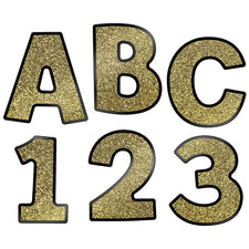 Sparkle and Shine Gold Glitter 4" EZ Letters Combo Pack 