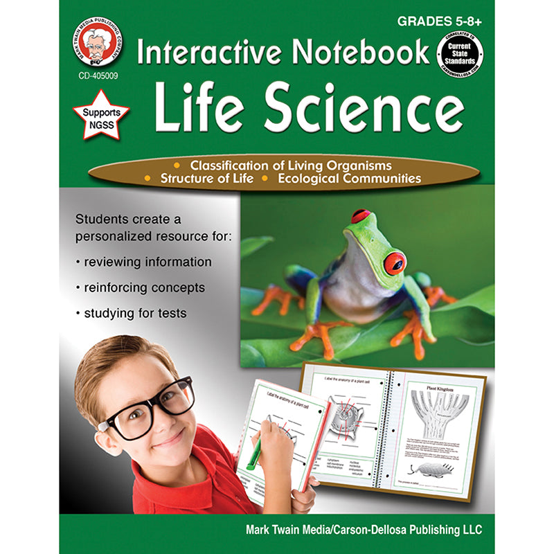 Interactive Notebook: Life Science Workbook, Grades 5-8