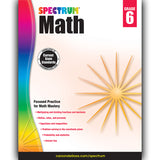 Spectrum Math Workbook, Grade 6