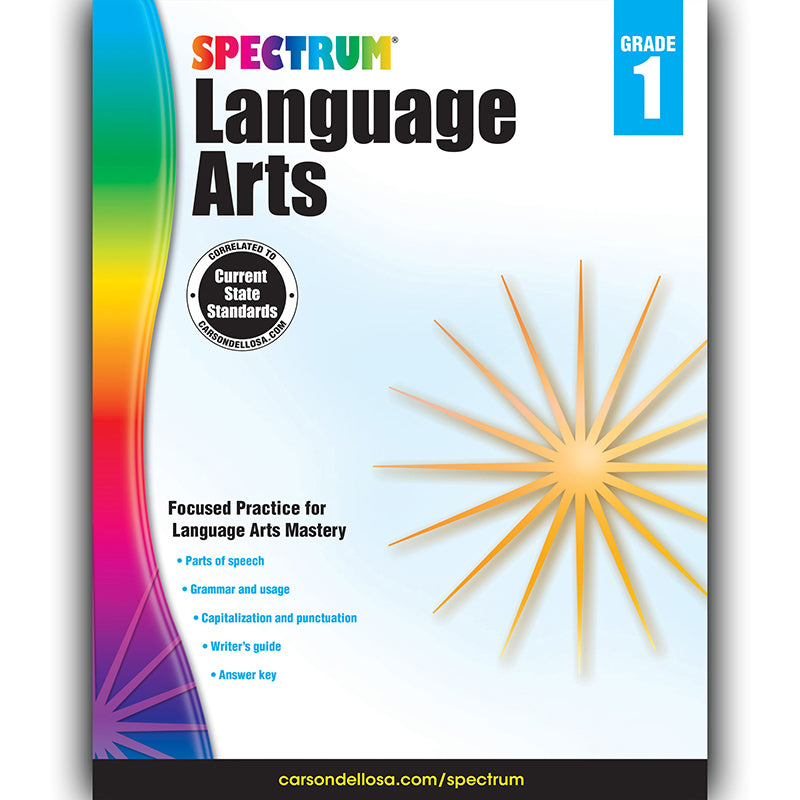 Spectrum Language Arts Workbook, Grade 1
