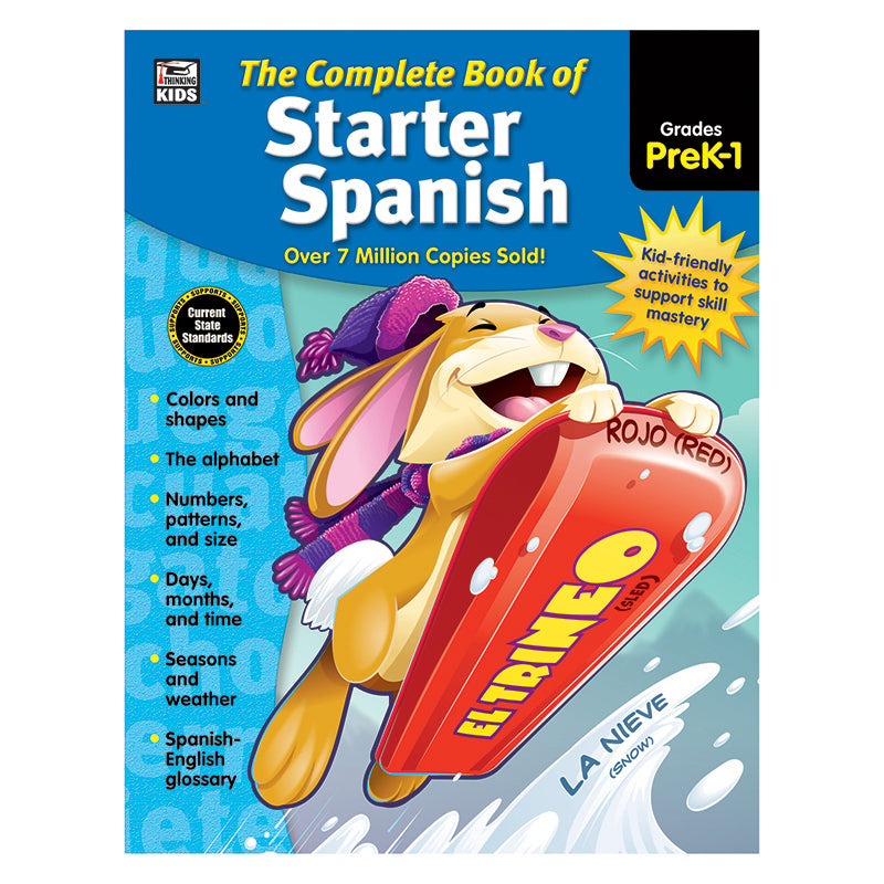 The Complete Book of Starter Spanish Workbook, Grades PreK-1